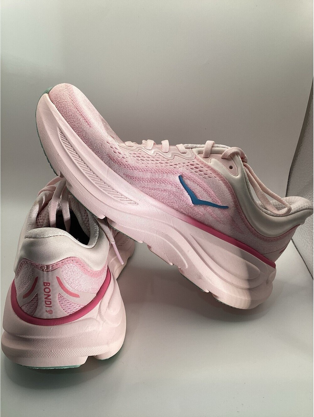 Hoka One One Bondi 9 Women's Size 7 Rose Tea Petal Running Shoes 1162012 - Picture 5 of 6